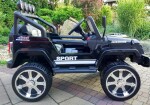 Mamido Elektrické autíčko Jeep Raptor 4x4 černé