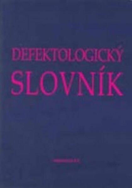 Defektologický slovník Ludvík Edelsberger