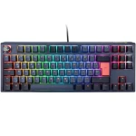 Ducky One 3 TKL Cherry MX-Brown modrá / herní klávesnice / podsvícená / mechanická / drátová USB-C / DE (DKON2187ST-BDEPDCOVVVC2)