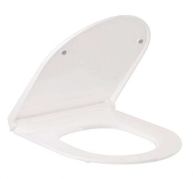 KLUDI - Resa D WC sedátko Slim, SoftClosing, QuickRelease, lesklá bílá 24WCS43S