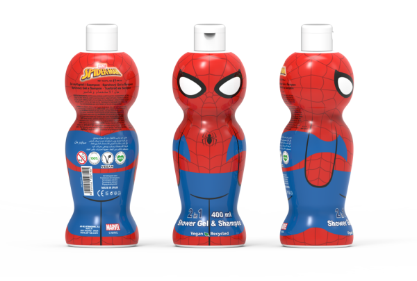 Sprchový gel a šampón 2v1 Spiderman 400ml - Trigo