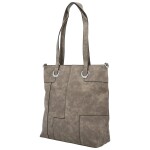 Trendy dámská koženková kabelka na rameno Gladys, khaki