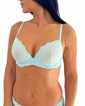 Dámská super push-up podprsenka Pleasure State P86-4053 tyrkys