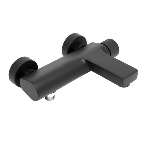 Vanová baterie SAT Evolution bez sprchového setu 150 mm černá matná SATBSEVO222C SATBSEVO222C