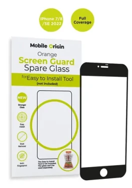 Mobile Origin Orange Screen Guard Spare Glass Apple iPhone 8/7/SE 2022/SE 2020 / náhradní sklo pro instalační sadu (SGA-SP-SE22)