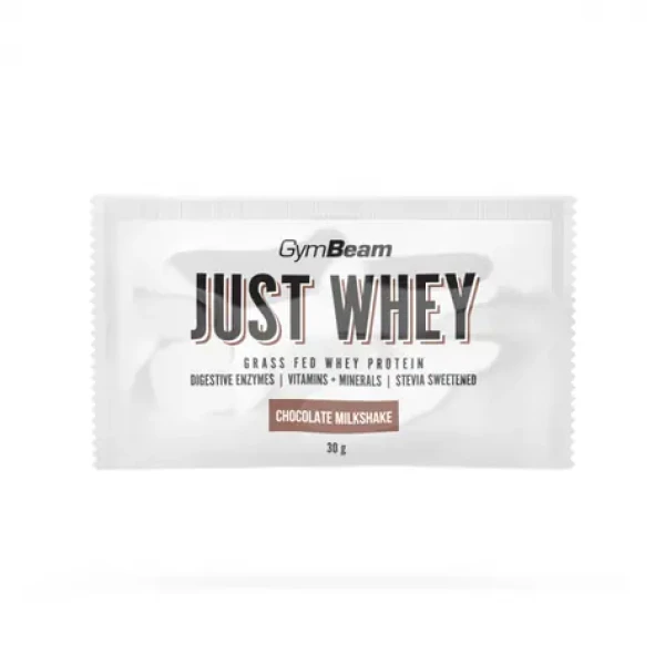 Just Whey Grass-Fed Protein – GymBeam (čokoládový milkshake, 30 g) (42850-1-30g-chocolatemilkshake)