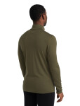 Pánské merino tričko s dlouhým rukávem ICEBREAKER Mens 200 Oasis LS Half Zip, Loden velikost: L