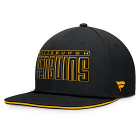 Fanatics Pánská kšiltovka Pittsburgh Penguins NHL Flat Brim Snapback