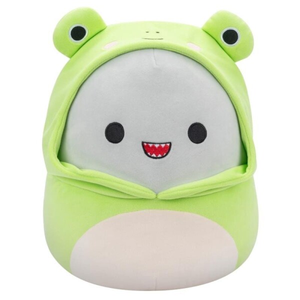 Plyšový mazlíček Squishmallows Žralok v kostýmu žáby - Gordon, 30 cm