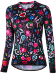 MTB dres CYCOLOGY Secret Garden, Black, dámský, dlouhý rukáv (Motiv Secret Garden, velikost XXL)