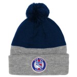 Outerstuff Dětská zimní čepice New York Rangers NHL Draft Cuffed Beanie With Pom