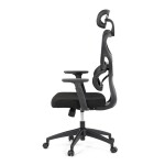 Kancelářská židle, houpací mechanismus, černá, KA-K2080 BK