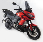 Kawasaki Versys 1000 12-18 Klín pod motor - Matná černá-stříbrná mřížka