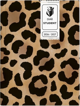 Týdenní diář 2026/2027 Student V8 lamino kapesní Leopard