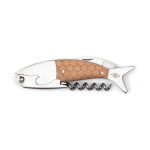 GENTLEMEN'S HARDWARE Kapesní otvírák na lahve Fish Shaped – 3v1, hnědá barva, kov