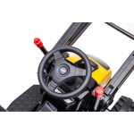 Mamido Dětský elektrický traktor s lopatou žlutý