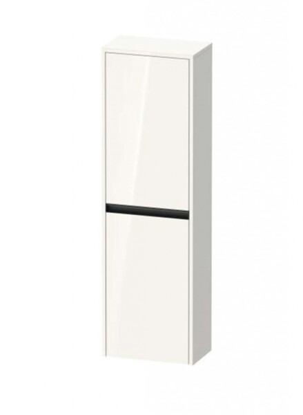 DURAVIT - Ketho.2 Skříňka 132x40x24 cm, 2 dvířka, panty vlevo, lesklá bílá K21319L22220000