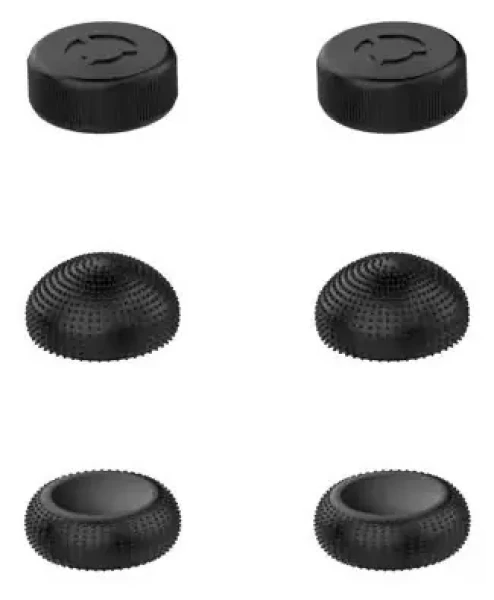 Lenovo Legion Go Joystick Caps Eclipse Black / Čepičky na joystick / silikon / 6 ks / 3 typy / pro Legion Go (GXH1R61506)
