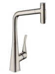 HANSGROHE - M71 Dřezová baterie M7117-H320 s výsuvnou sprškou, sBOX, vzhled nerezu 73816800