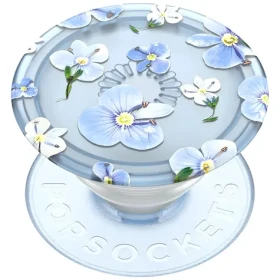 PopSockets PlantCore Grip Blue Fields modrá / Držák telefonu / Stojánek / Bezdrátové nabíjení (806195)
