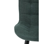 Jídelní židle, zelená, látka, HC-462 GRN2