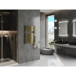MEXEN/S - Helios radiátor + topná tyč 800 x 500 mm, 300 W, zlatá W103-0800-500-2300-50