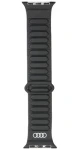 Audi Magnetic Ring řemínek pro Apple Watch 40/41/42 mm černý / Magnetické zapínání / Eko-kůže (AU-SL-AW40-42-GT/D2-BK)