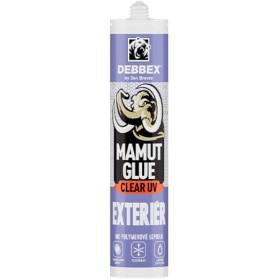 Montážní lepidlo MAMUT GLUE Clear UV, 290ml, transparentní, DEBBEX