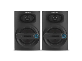 Natec Cougar / Reproduktory / 2.0 / 6W RMS / Jack 3.5mm / černá (NGL-1641)