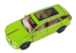Mamido Hliníkové auto na dálkové ovládání RC zelené