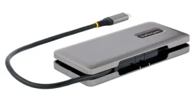 StarTech USB-C Hub 4 porty šedá / USB-C hub / 100W PD Pass-Through / 10 Gbps / 4x USB-C (HB31CM4CPD3)