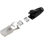 Intellinet 502344 Intellilnet 100ks Cat6 modulární zástrčky RJ45 UTP, 2-bodový žíla kontakty pro dráty 100 adaptér pro Beche 502344 krimpovací kontakt Počet