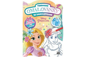 Princezny Tvarované omalovánky