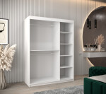 Šatní skříň Abi Dome Rozměry: 200 cm, Barva korpusu + barva dveří: Černá + Černá