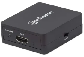 Manhattan HDMI Splitter 1080p černá / Rozbočovač / 2 porty / max. 1920x1200 / HDMI 1.3b / USB napájení (207652)