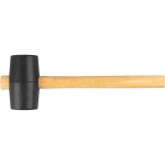 STREND PRO 230112 Palice gumová 450g, černá hlava, dřevěná násada 30cm