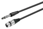 VivoLink XLR (F) - Jack 6,35mm audio kabel 3m / Audio kabel / černá (PROAUDXLRFJACKS3)