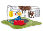 Schleich Farm World Myčka karv