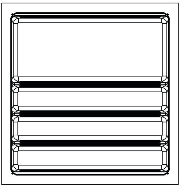 Agoform příborník do zásuvky 700 Scoop II