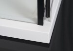 POLYSAN - ZOOM LINE BLACK obdélníkový sprchový kout 800x900 L/P varianta ZL1280BZL3290B