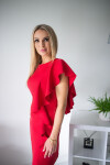 Dámské šaty Mirella model 125612 - Jersa červená 46