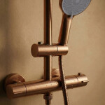 REA - Sprchová sada bez výtoku s termostatem Lungo Copper Brush REA-P6734