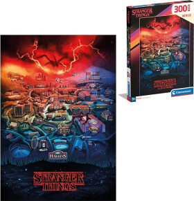 Puzzle Super: Stranger Things 300 dílků - Clementoni