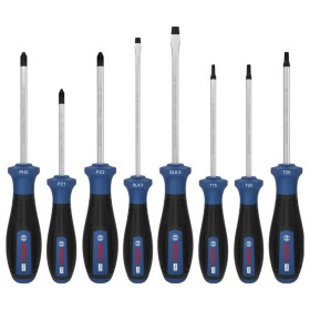 Bosch Professional 1600A039PF sada šroubováků, PH, PZ, TX, plochý, 8dílná, 1600A039PF