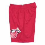 Mitchell & Ness Pánské kraťasy Miami Heat NBA 1996-97 Swingman Shorts - Červená Velikost: 2XL