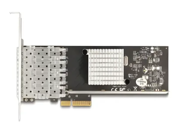 DeLock PCI Express x4 / Síťová karta / 4x SFP Gigabit LAN / Intel i350 (88342)