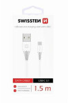 Swissten71504400 USB/USB-C 3.1, 1,5m, bílý