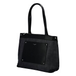 Velká a prostorná dámská koženková taška Nathalie, černá