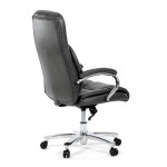 Kancelářské křeslo, houpací mechanismus, šedá ekokůže, KA-F1385 GREY