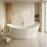 REA - Volně stojící vana FERRANO 180 cm REA-W0098